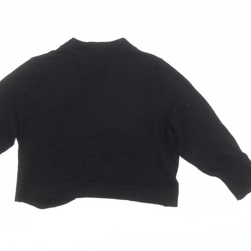 Debenhams Women Black Petite Size 14 Cardigan Knit Viscose Blend