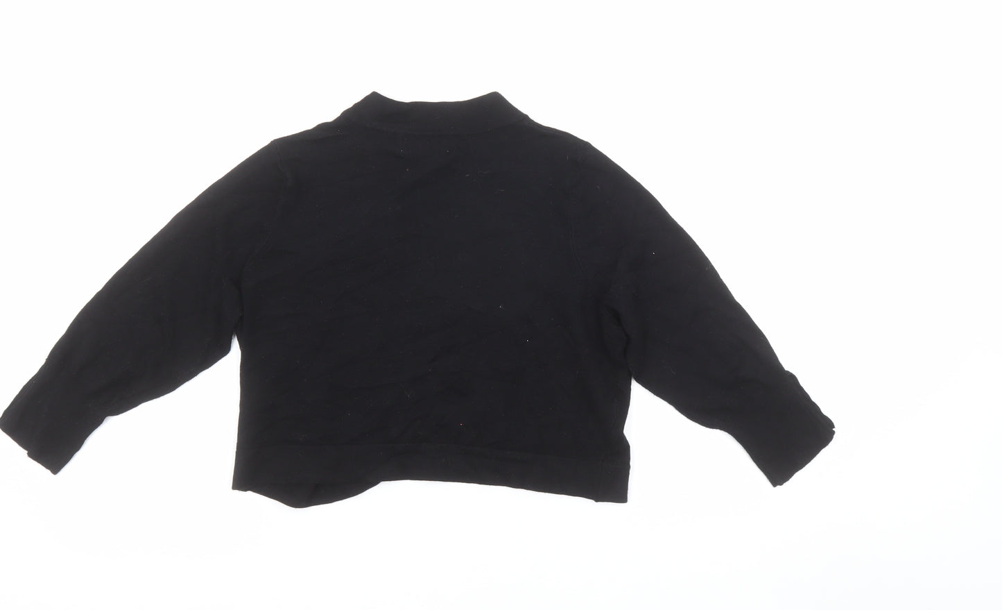 Debenhams Women Black Petite Size 14 Cardigan Knit Viscose Blend