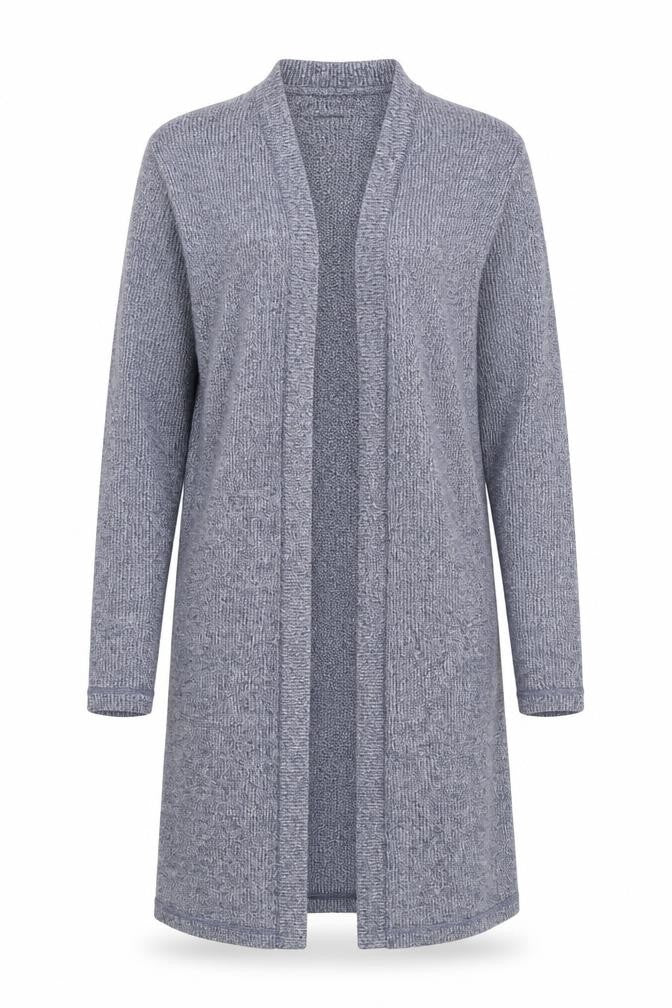 Cotton On Women's Grey Knit Long Sleeve Open Cardigan Size S
