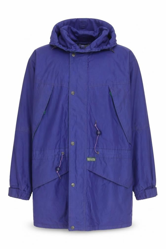 Regatta Men's Blue Waterproof Parka Jacket Size S 38in Hooded Outdoor