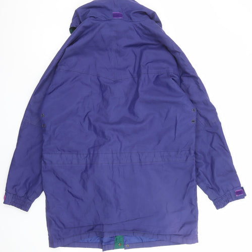 Regatta Men's Blue Waterproof Parka Jacket Size S 38in Hooded Outdoor