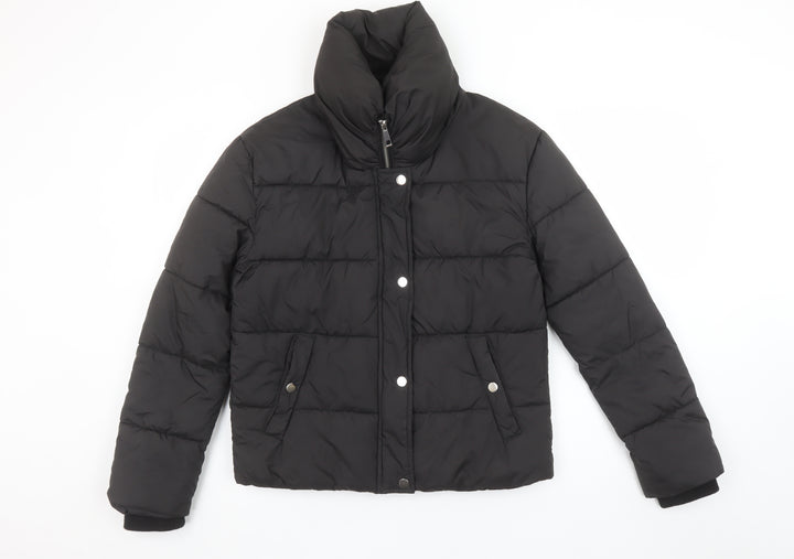 Atmosphere Womens Black Size 8 Puffer Jacket Winter Coat