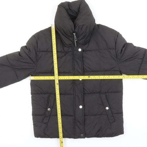Atmosphere Womens Black Size 8 Puffer Jacket Winter Coat