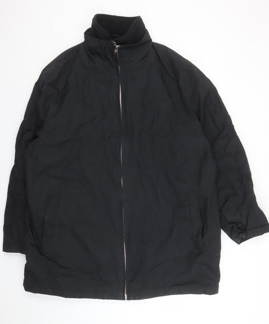 Lakeline Men’s Black 2XL Puffer Jacket Polyester Full Zip Winter Coat