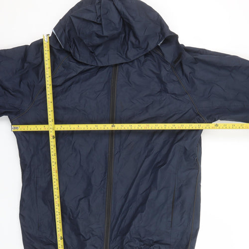 Ridge Men’s Blue 2XL Windbreaker Hooded Jacket Lightweight Casual Outdoor