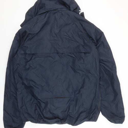 Ridge Men’s Blue 2XL Windbreaker Hooded Jacket Lightweight Casual Outdoor