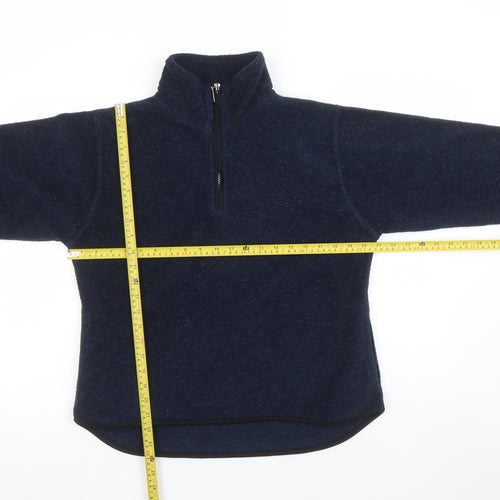 Hot Chilli Women's Navy Blue Fleece 1/2 Zip Pullover Sweatshirt M