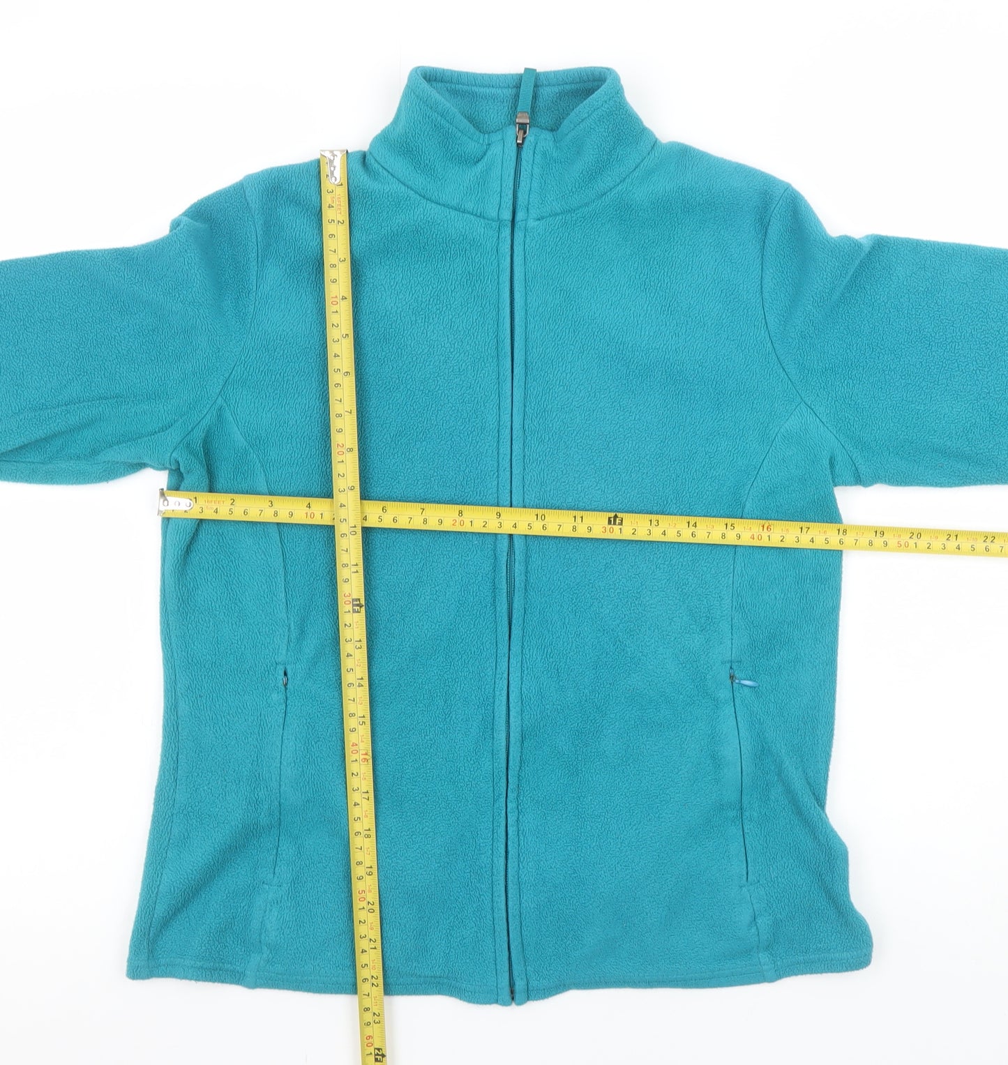 Marks and Spencer Womens Blue Fleece Full Zip Jacket Size 12