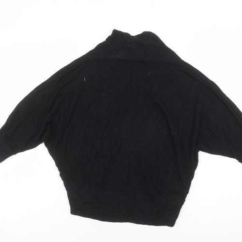 Calico Women’s Black Knit Shrug Cardigan M Dolman Sleeve
