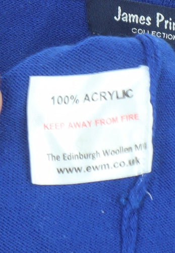 James Pringle Men’s Blue XL V-Neck Acrylic Jumper