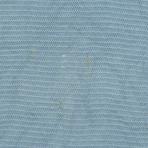 Marks and Spencer Men's Blue Cotton Crew Neck Jumper Size L