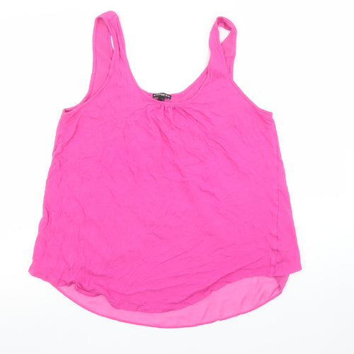 Express Women’s Pink Sleeveless Tank Top L Cotton Modal Blend