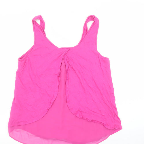 Express Women’s Pink Sleeveless Tank Top L Cotton Modal Blend