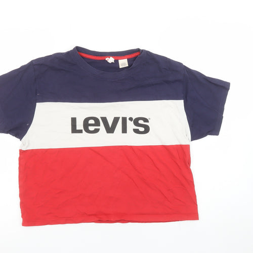 Levi's Women's Multicoloured XS Logo Colourblock T-Shirt