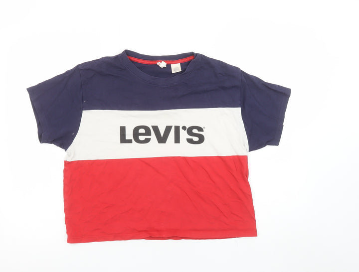 Levi's Women's Multicoloured XS Logo Colourblock T-Shirt
