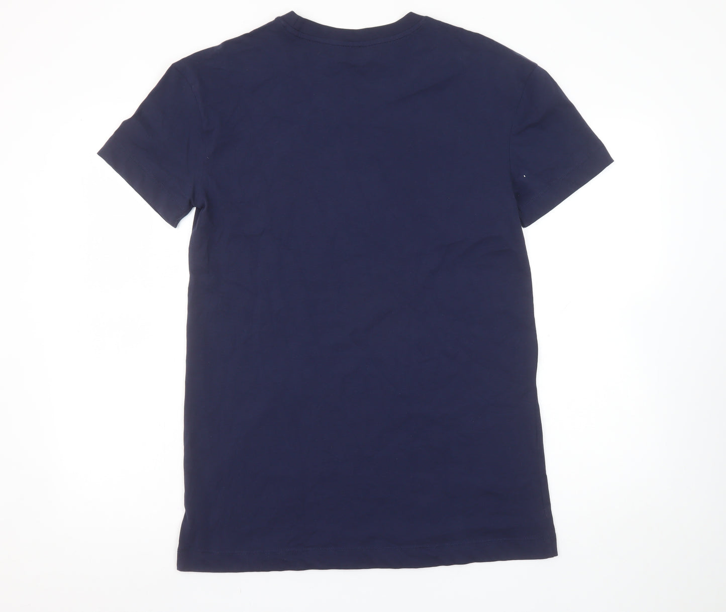Nutmeg Women's Blue Riviera Cannes Cotton T-Shirt Size 8