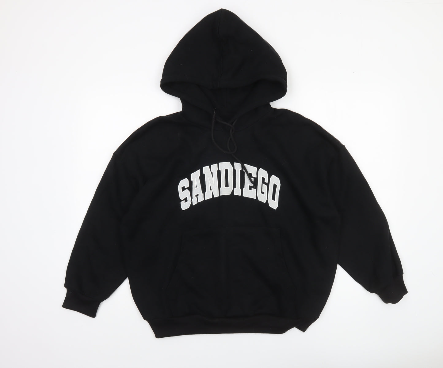 Dazy Women's Black 'San Diego' Pullover Hoodie M