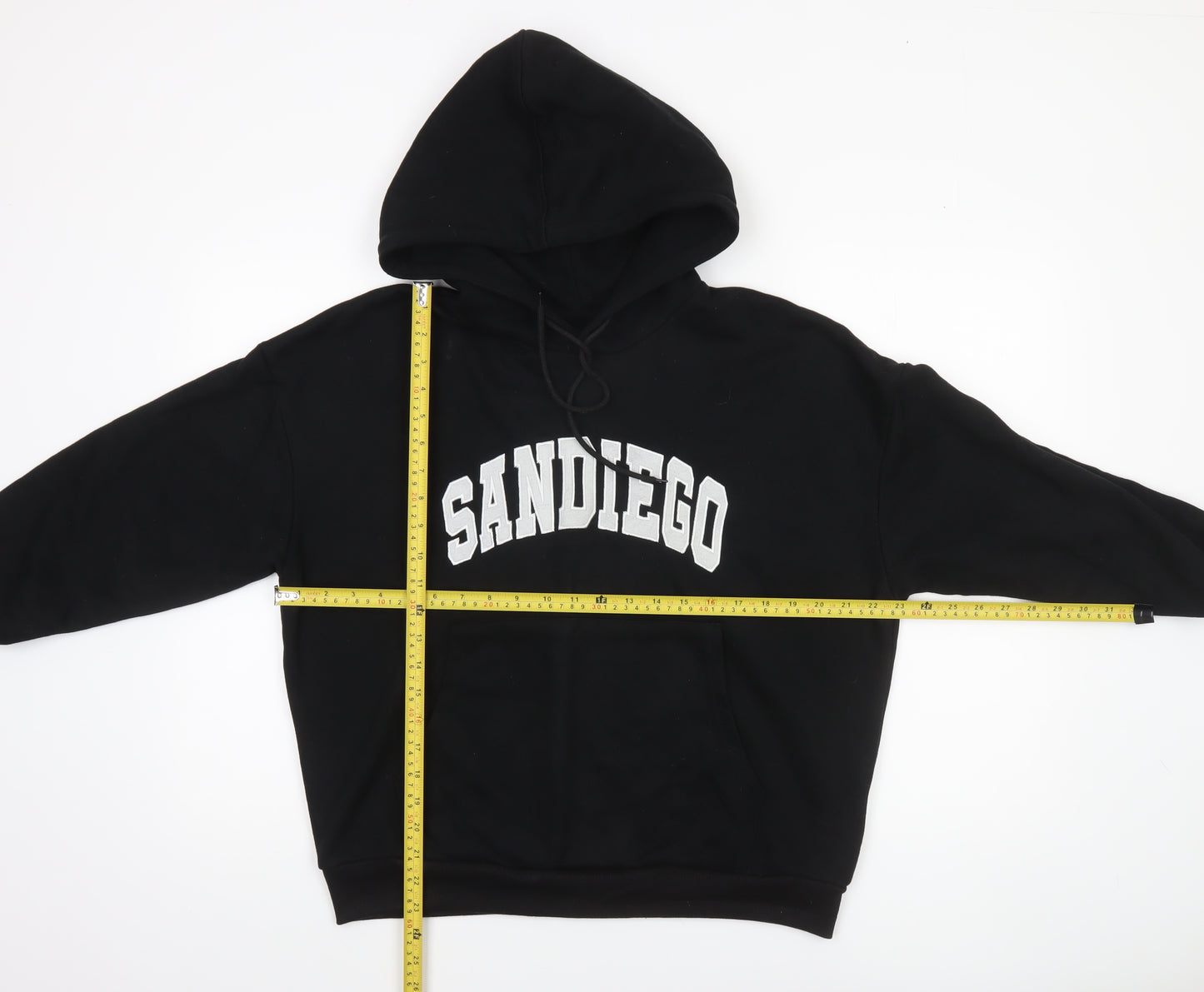 Dazy Women's Black 'San Diego' Pullover Hoodie M