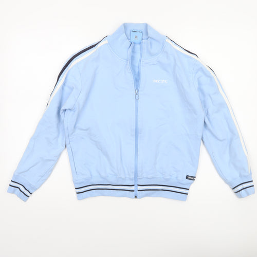 Turnstyle Boys Blue MCFC Track Jacket Size 16 Regular Fit Full Zip