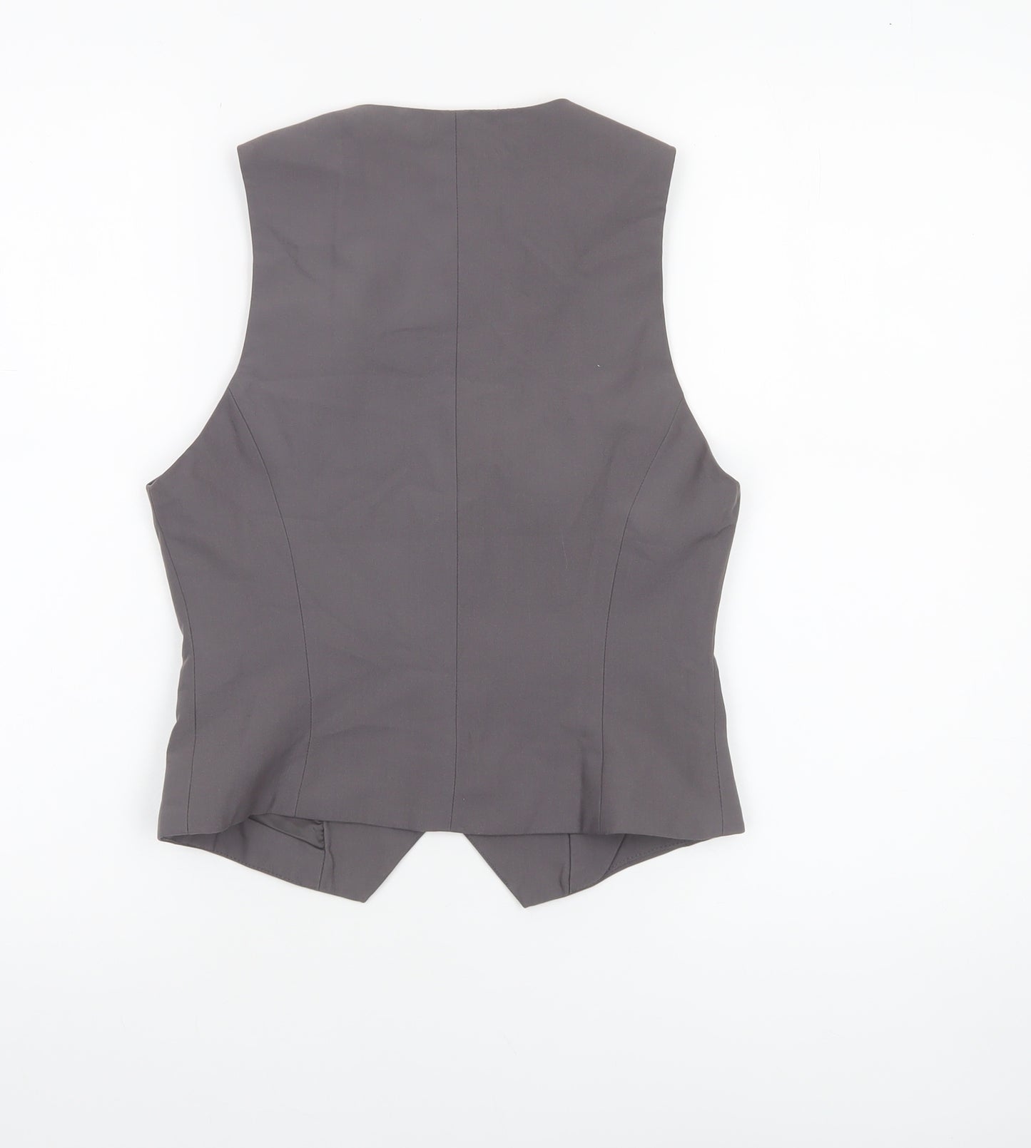 ASOS Design Women's Grey Size 8 Slim Fit Suit Waistcoat