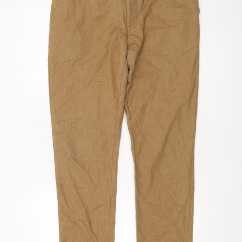 River Island Men's Beige Slim Fit Chino Trousers 34L