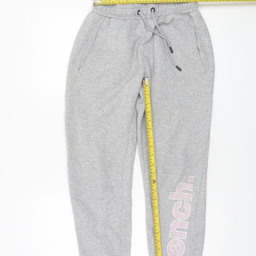 Bench Womens Grey Jogger Sweatpants Size 8 XS Cotton Blend