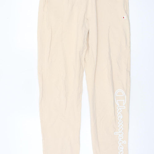 Champion Women Beige Jogger Trousers Medium Elastic Waist