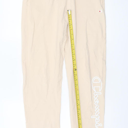 Champion Women Beige Jogger Trousers Medium Elastic Waist