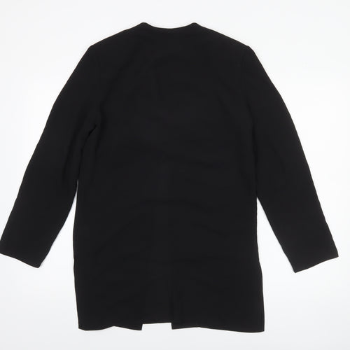Whimsy Women's Black Mid-Length Blazer Jacket Size 10