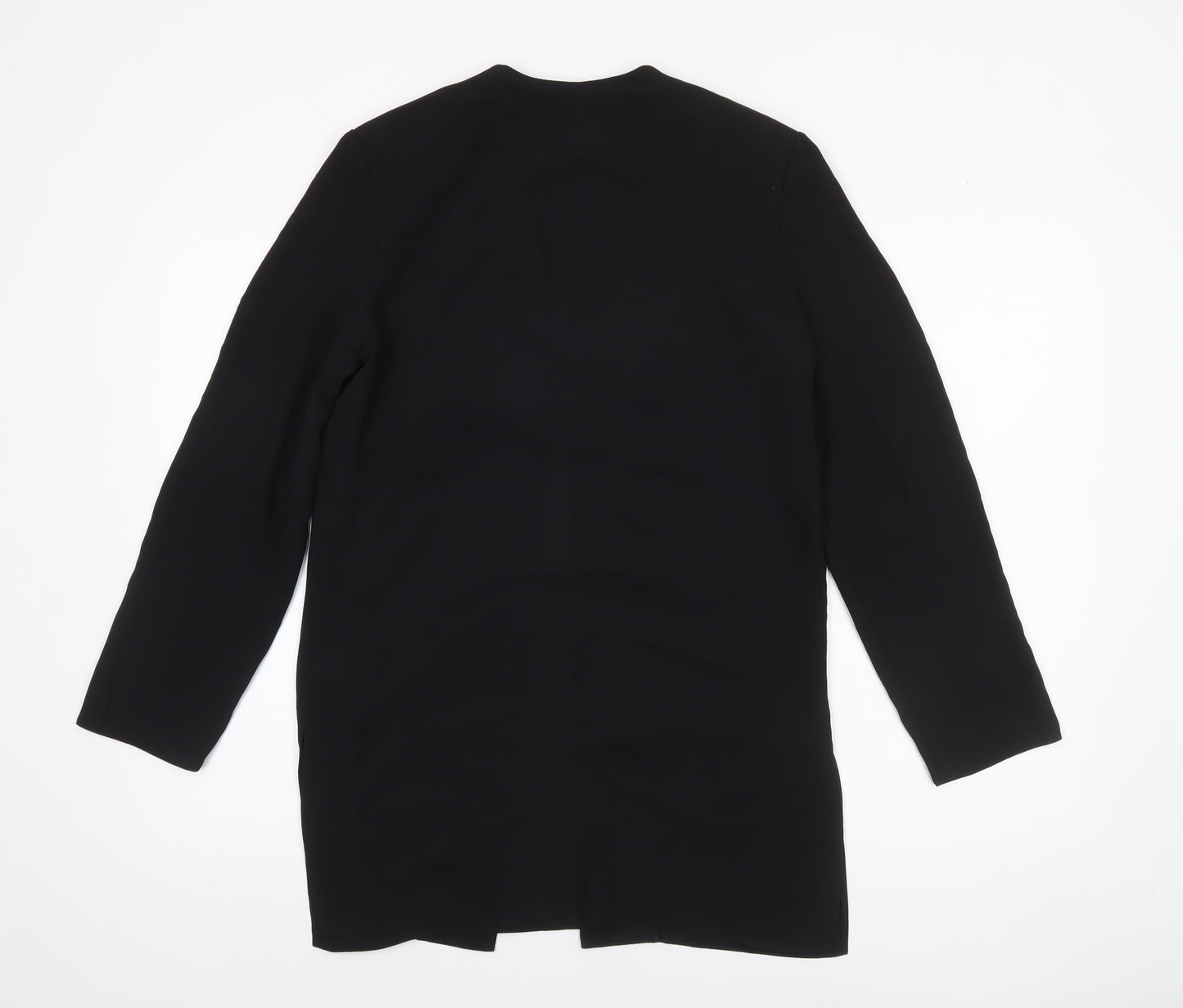 Whimsy Women's Black Mid-Length Blazer Jacket Size 10