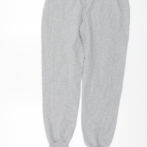 ME+EM Women's Grey Cotton Blend Jogger Trousers Size 6