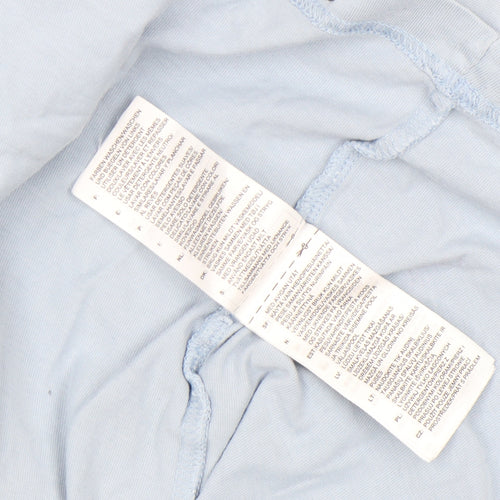 adidas Men’s Blue Graphic Logo T-Shirt Size L Short Sleeve Cotton