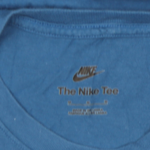 Nike Men's Blue Short Sleeve Sports Graphic T-Shirt Size M