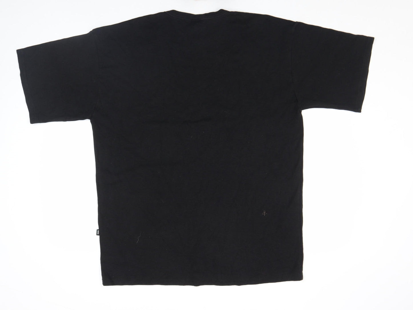 BSMD Men's Black XL Crew Neck Short Sleeve Cotton T-Shirt