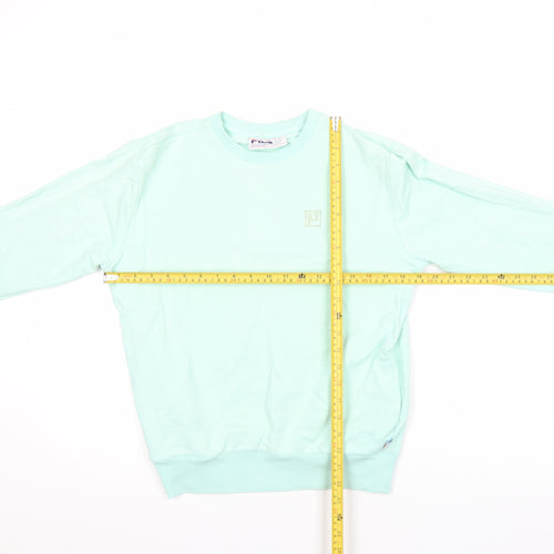 FILA Men’s Mint Green Crew Neck Sweatshirt Size S Regular Fit