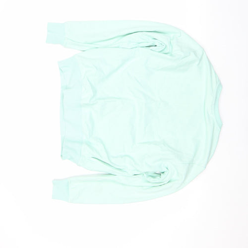 FILA Men’s Mint Green Crew Neck Sweatshirt Size S Regular Fit