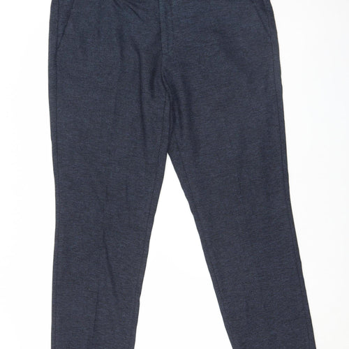 Ted Baker Men's Blue Slim Fit Wool Blend Chino Trousers 33W