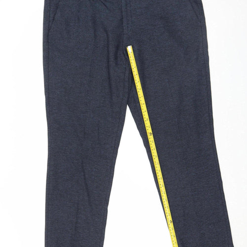 Ted Baker Men's Blue Slim Fit Wool Blend Chino Trousers 33W