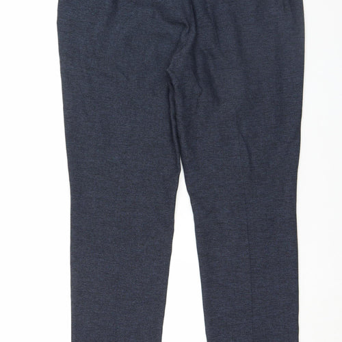 Ted Baker Men's Blue Slim Fit Wool Blend Chino Trousers 33W