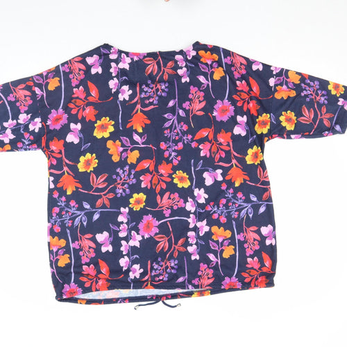 Bonmarché Womens Multicoloured Floral T-Shirt Size 18 Short Sleeve