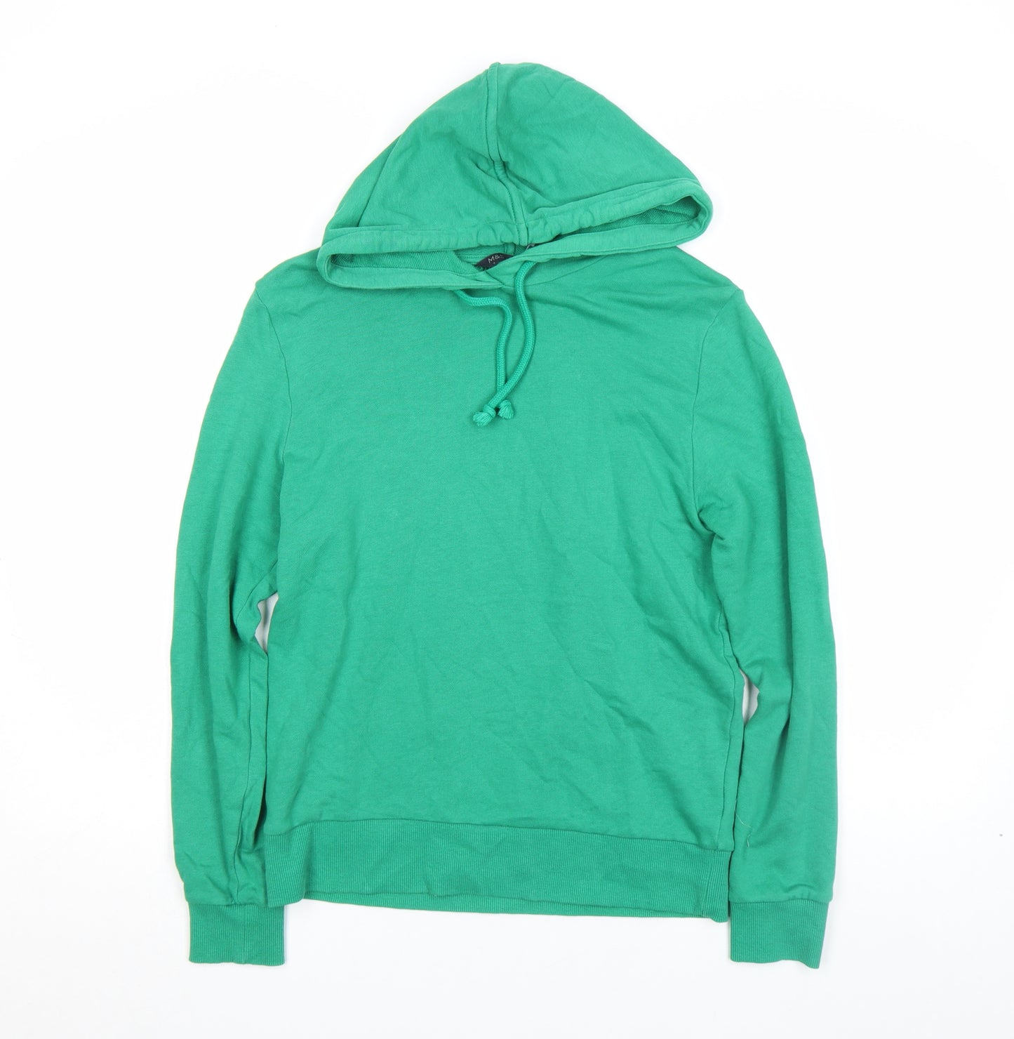 Marks and Spencer Women’s Emerald Green Cotton Hoodie Size 6