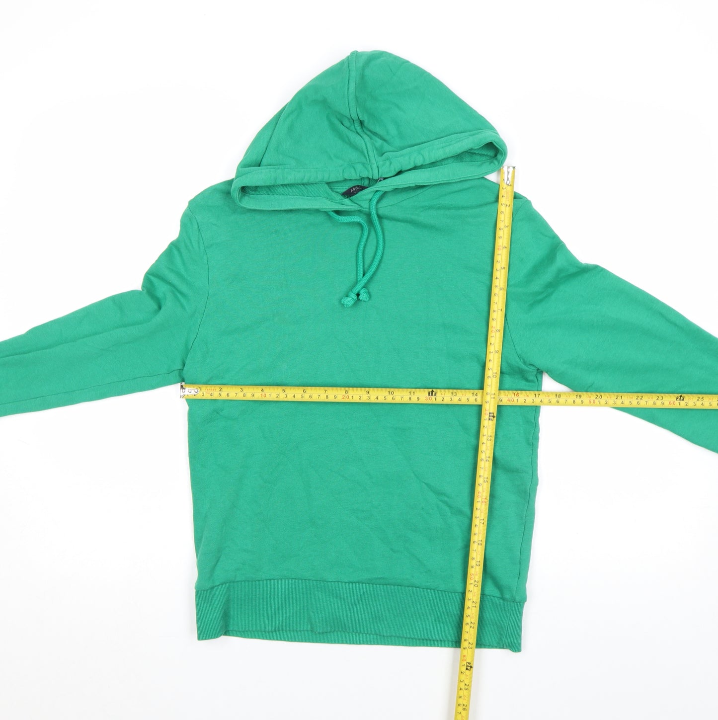 Marks and Spencer Women’s Emerald Green Cotton Hoodie Size 6