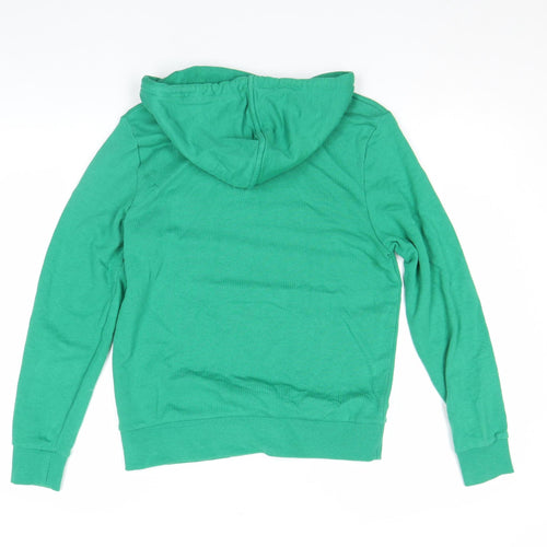 Marks and Spencer Women’s Emerald Green Cotton Hoodie Size 6