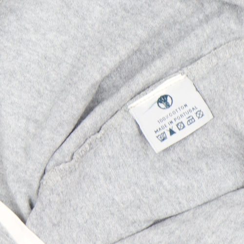 Fat Face Women's Grey Long Sleeve Cotton T-Shirt Size 18
