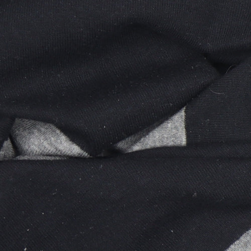 Marks and Spencer Women’s Grey Striped 3/4 Sleeve Jersey T-Shirt Size 12