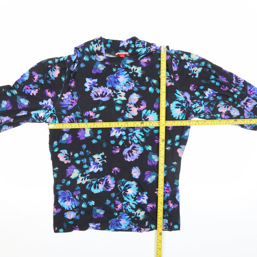 Joe Browns Womens Multicoloured Floral Jersey Tunic Blouse Size 12