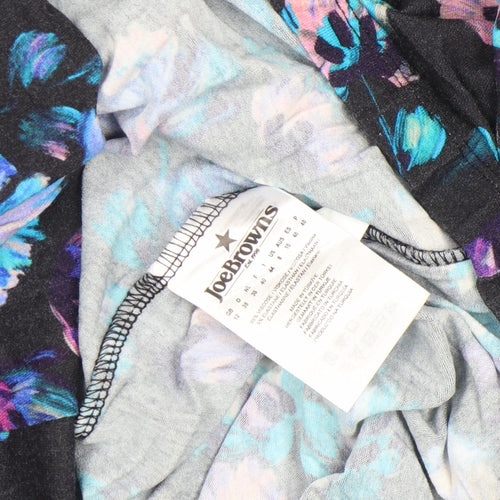 Joe Browns Womens Multicoloured Floral Jersey Tunic Blouse Size 12