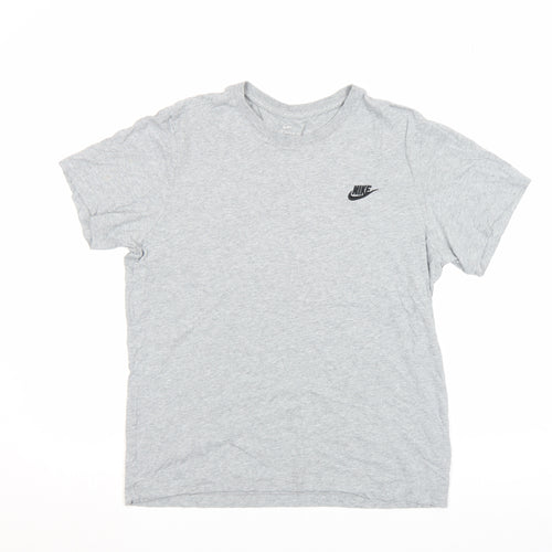 Nike Women’s Grey Basic T-Shirt Size S Crew Neck Short Sleeve