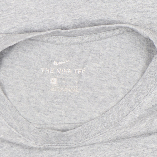 Nike Women’s Grey Basic T-Shirt Size S Crew Neck Short Sleeve