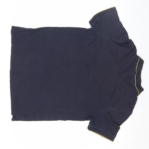 Next Men's Blue Regular Fit Cotton Polo Shirt L